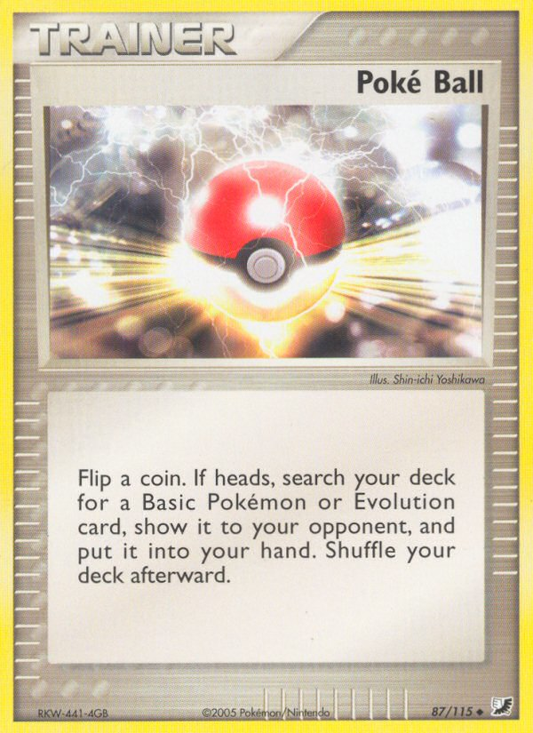 Poke Ball (87/115) [EX: Unseen Forces] | Game Haven TX