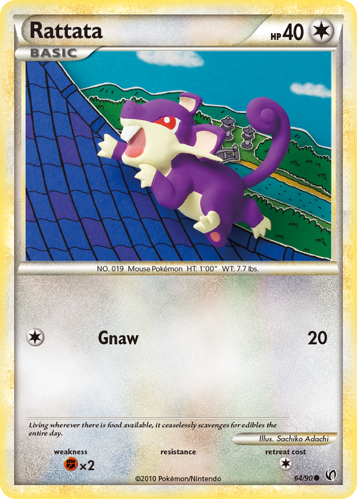 Rattata (64/90) [HeartGold & SoulSilver: Undaunted] | Game Haven TX