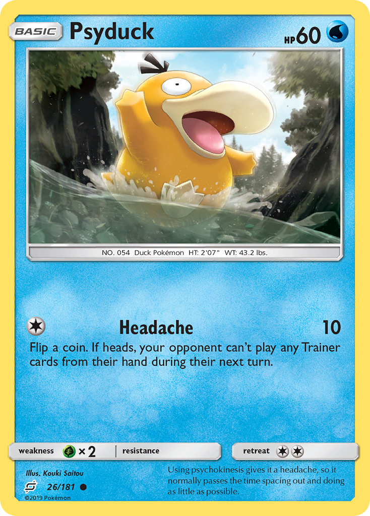 Psyduck (26/181) [Sun & Moon: Team Up] | Game Haven TX