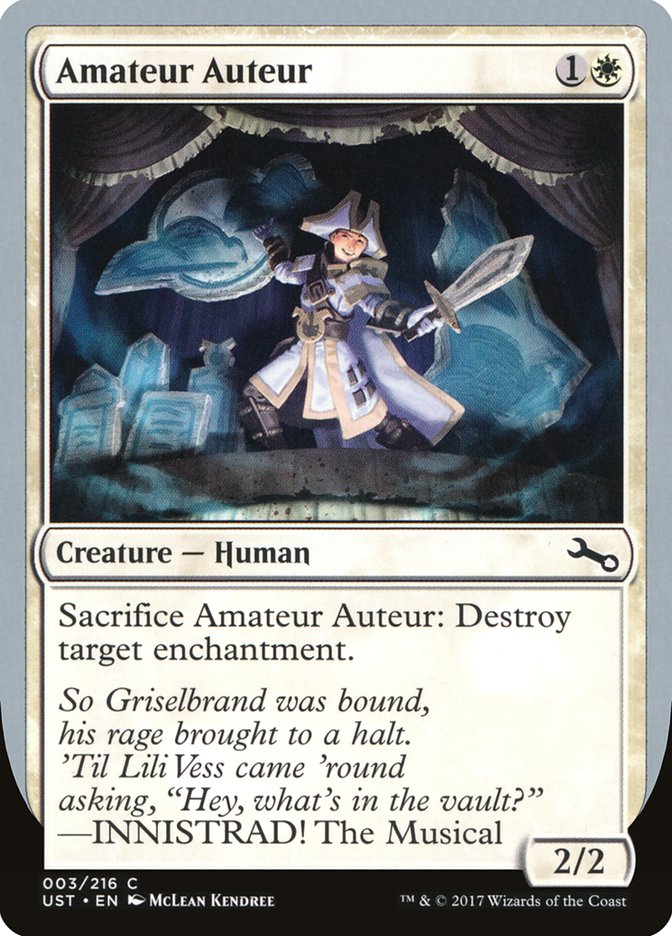 Amateur Auteur [Unstable] | Game Haven TX