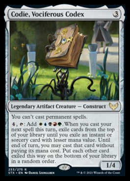 Codie, Vociferous Codex [Strixhaven: School of Mages] | Game Haven TX