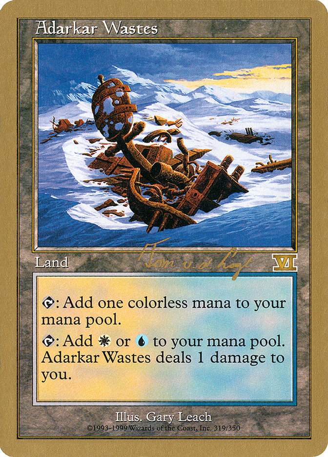 Adarkar Wastes (Tom van de Logt) [World Championship Decks 2000] | Game Haven TX