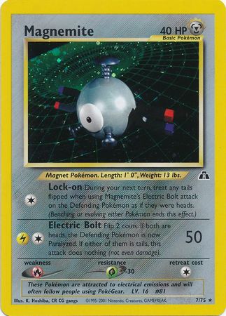 Magnemite (7/75) [Neo Discovery Unlimited] | Game Haven TX