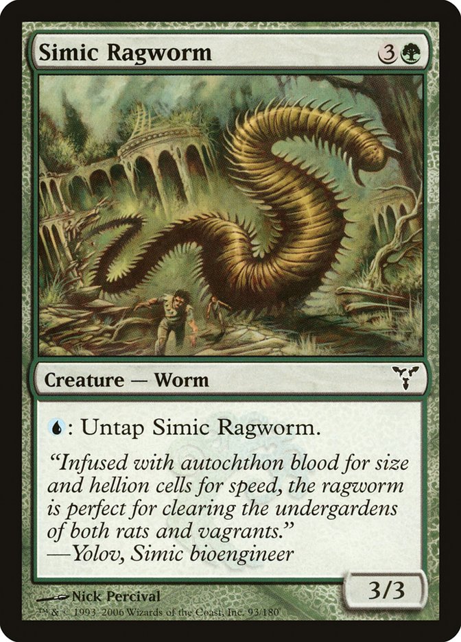 Simic Ragworm [Dissension] | Game Haven TX
