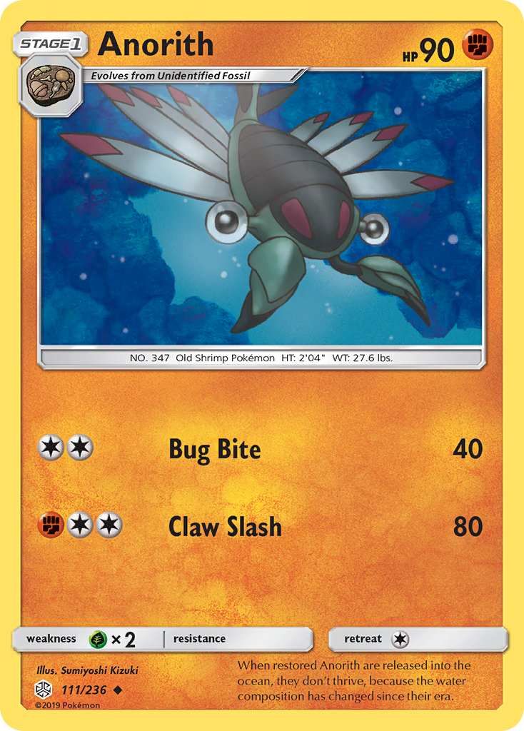 Anorith (111/236) [Sun & Moon: Cosmic Eclipse] | Game Haven TX