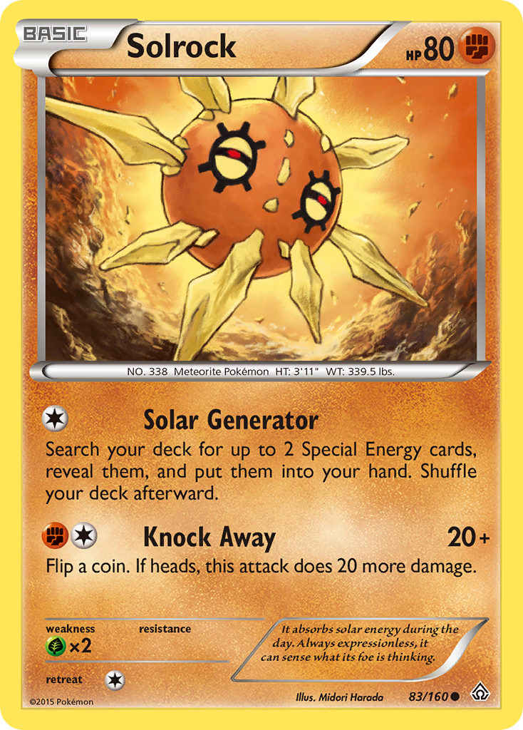 Solrock (83/160) [XY: Primal Clash] | Game Haven TX