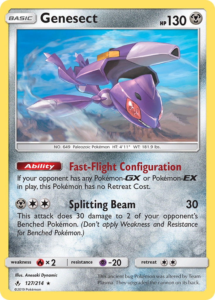Genesect (127/214) [Sun & Moon: Unbroken Bonds] | Game Haven TX