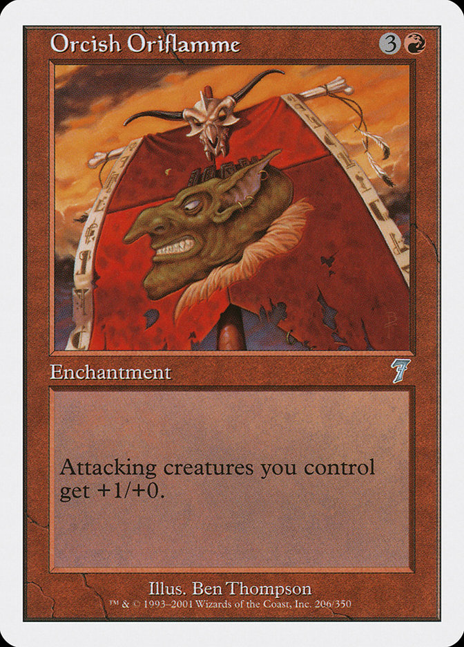Orcish Oriflamme [Seventh Edition] | Game Haven TX