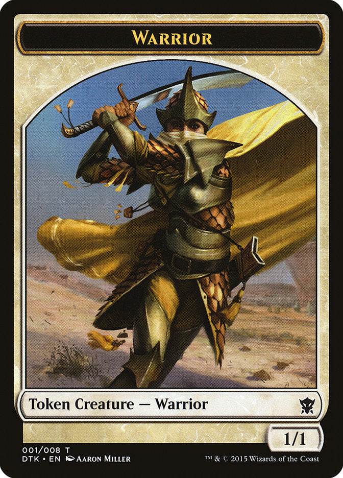 Warrior [Dragons of Tarkir Tokens] | Game Haven TX