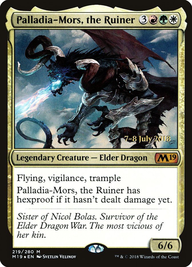 Palladia-Mors, the Ruiner [Core Set 2019 Promos] | Game Haven TX