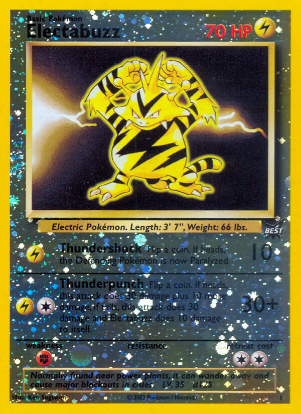 Electabuzz (1) [Best of Promos] | Game Haven TX