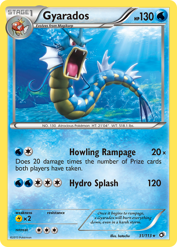 Gyarados (31/113) [Black & White: Legendary Treasures] | Game Haven TX