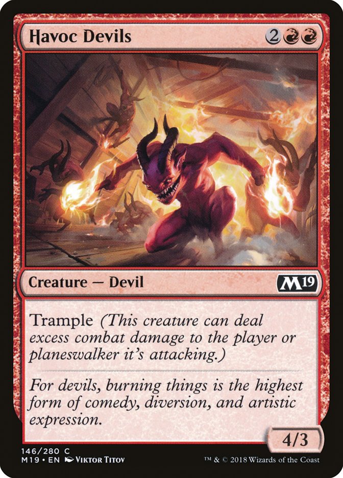 Havoc Devils [Core Set 2019] | Game Haven TX