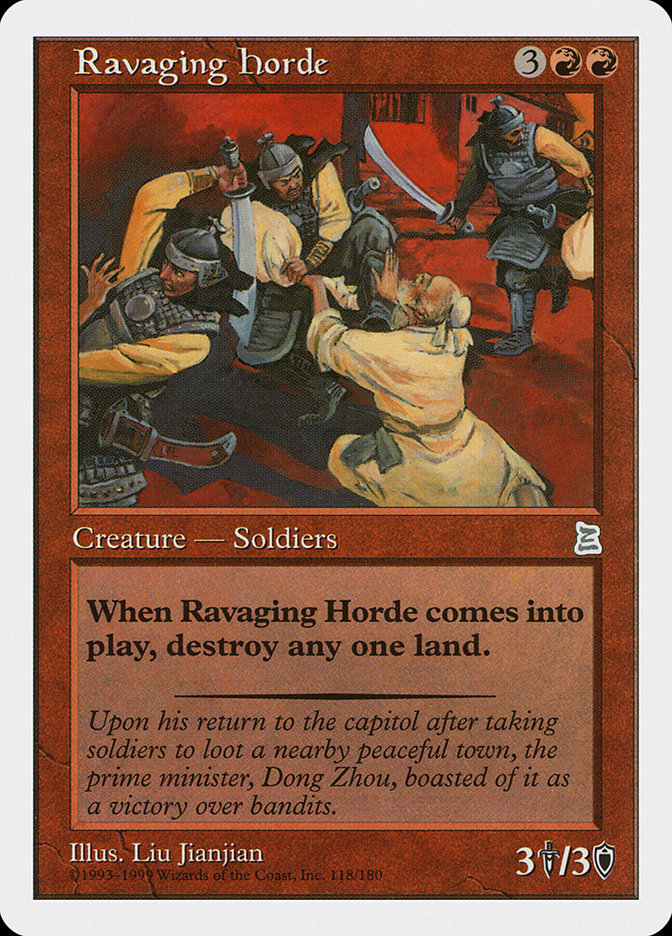 Ravaging Horde [Portal Three Kingdoms] | Game Haven TX