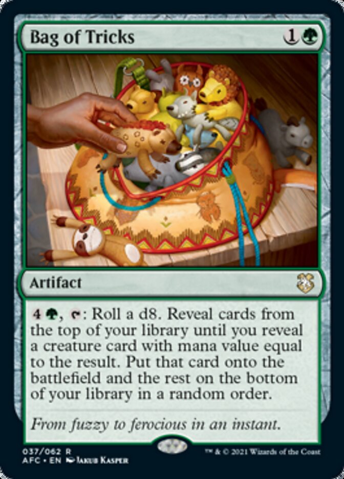 Bag of Tricks [Dungeons & Dragons: Adventures in the Forgotten Realms Commander] | Game Haven TX