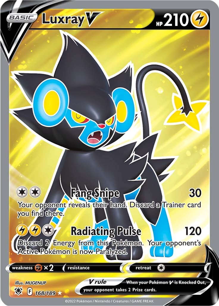 Luxray V (168/189) [Sword & Shield: Astral Radiance] | Game Haven TX
