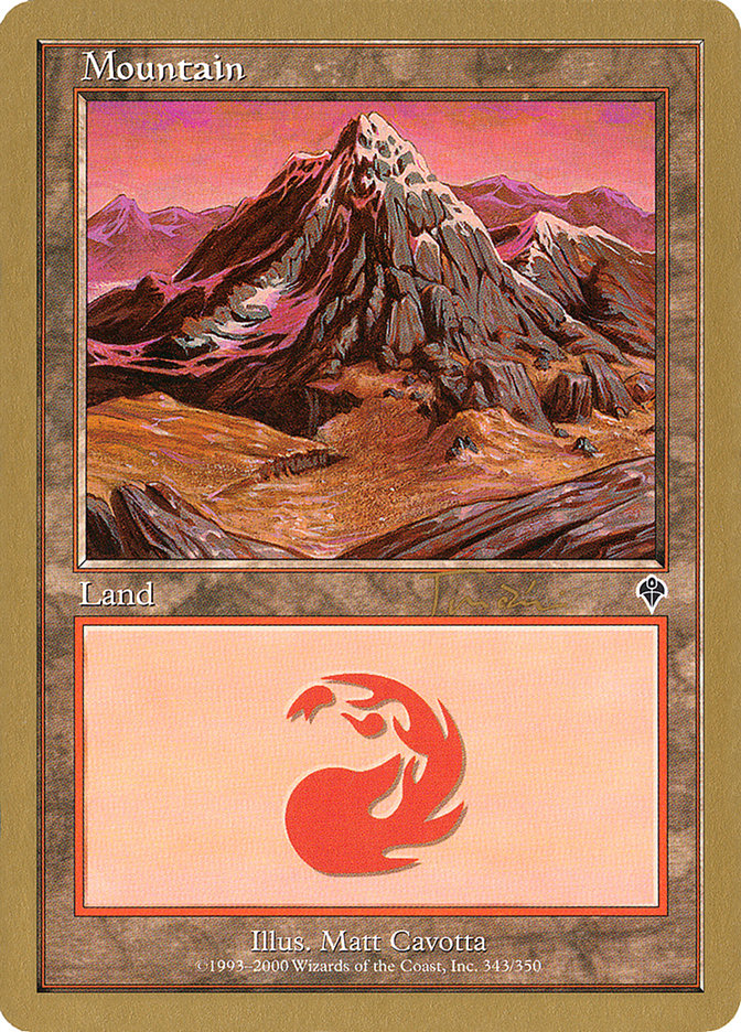 Mountain (jt343a) (Jan Tomcani) (INV) [World Championship Decks 2001] | Game Haven TX