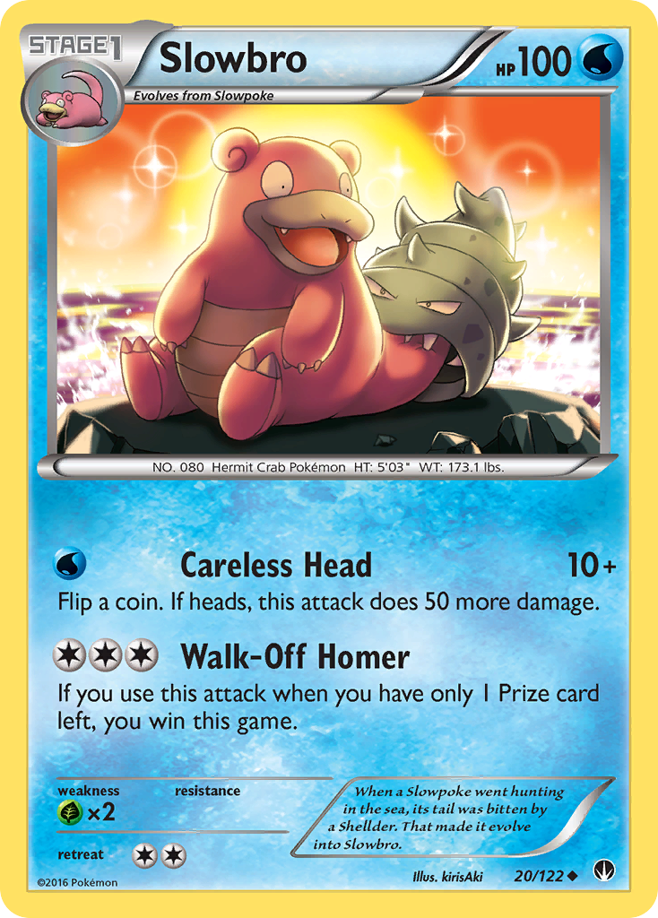 Slowbro (20/122) [XY: BREAKpoint] | Game Haven TX