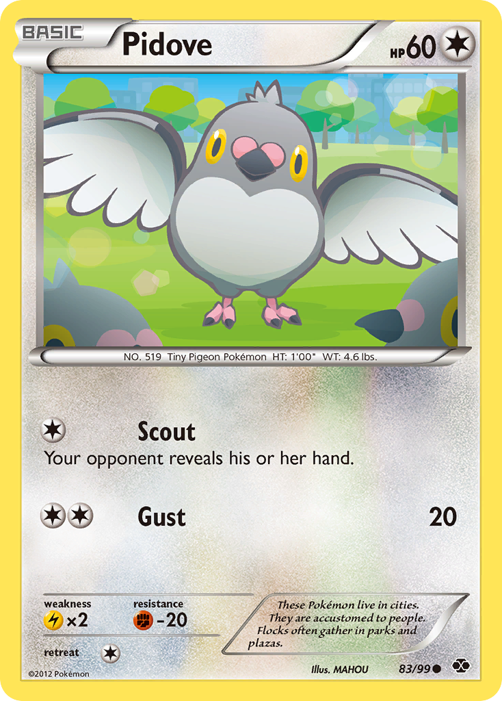 Pidove (83/99) [Black & White: Next Destinies] | Game Haven TX