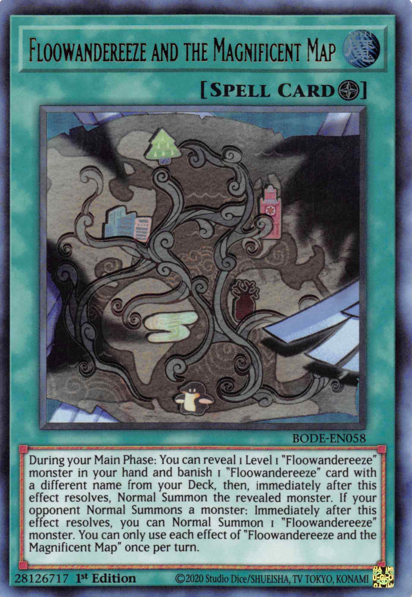 Floowandereeze and the Magnificent Map [BODE-EN058] Ultra Rare | Game Haven TX