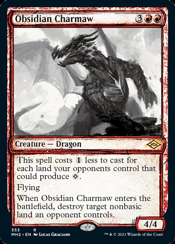 Obsidian Charmaw (Sketch) [Modern Horizons 2] | Game Haven TX