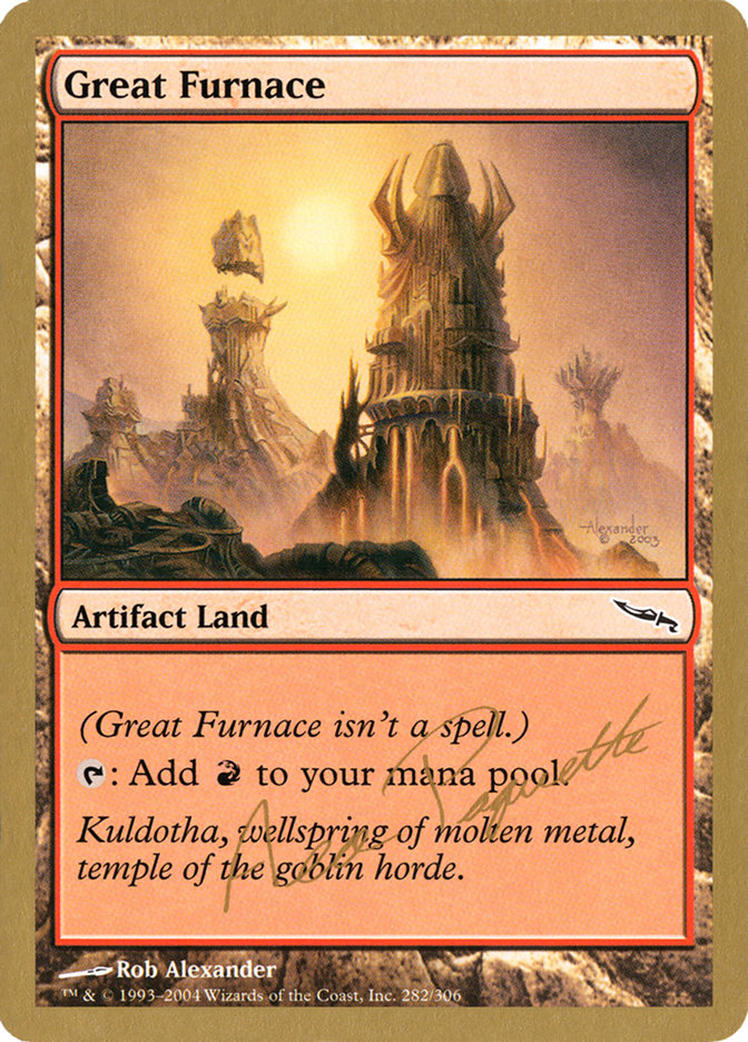 Great Furnace (Aeo Paquette) [World Championship Decks 2004] | Game Haven TX