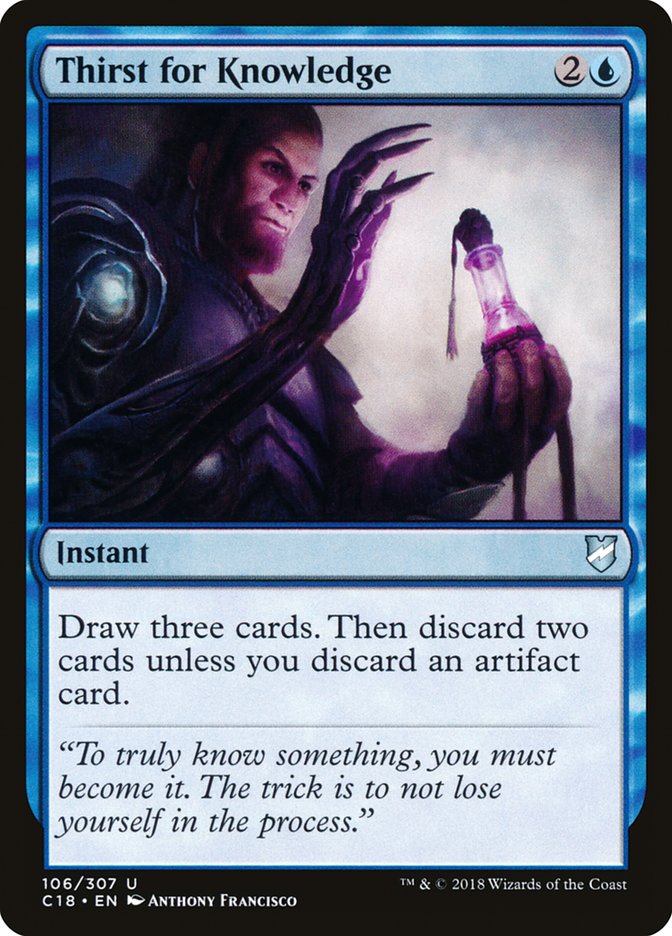 Thirst for Knowledge [Commander 2018] | Game Haven TX