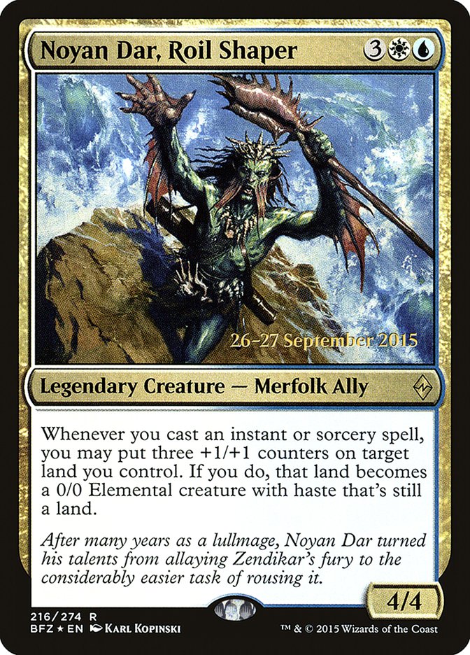 Noyan Dar, Roil Shaper [Battle for Zendikar Promos] | Game Haven TX