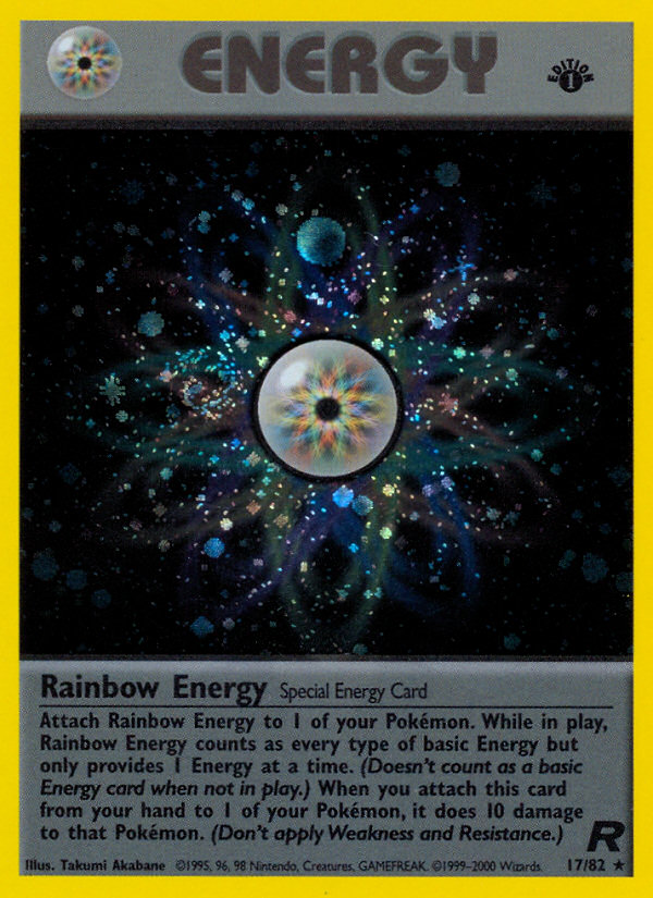 Rainbow Energy (17/82) [Team Rocket 1st Edition] | Game Haven TX