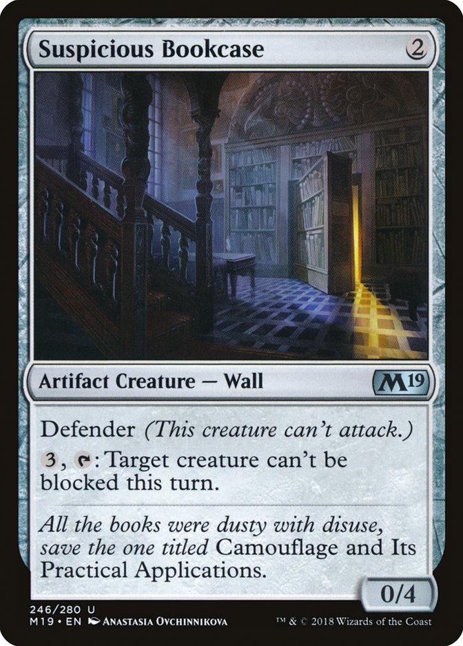 Suspicious Bookcase [Core Set 2019] | Game Haven TX