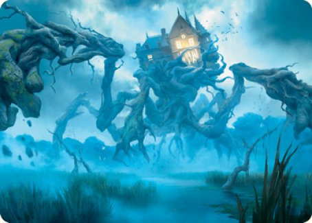 Creeping Inn Art Card [Innistrad: Midnight Hunt Art Series] | Game Haven TX