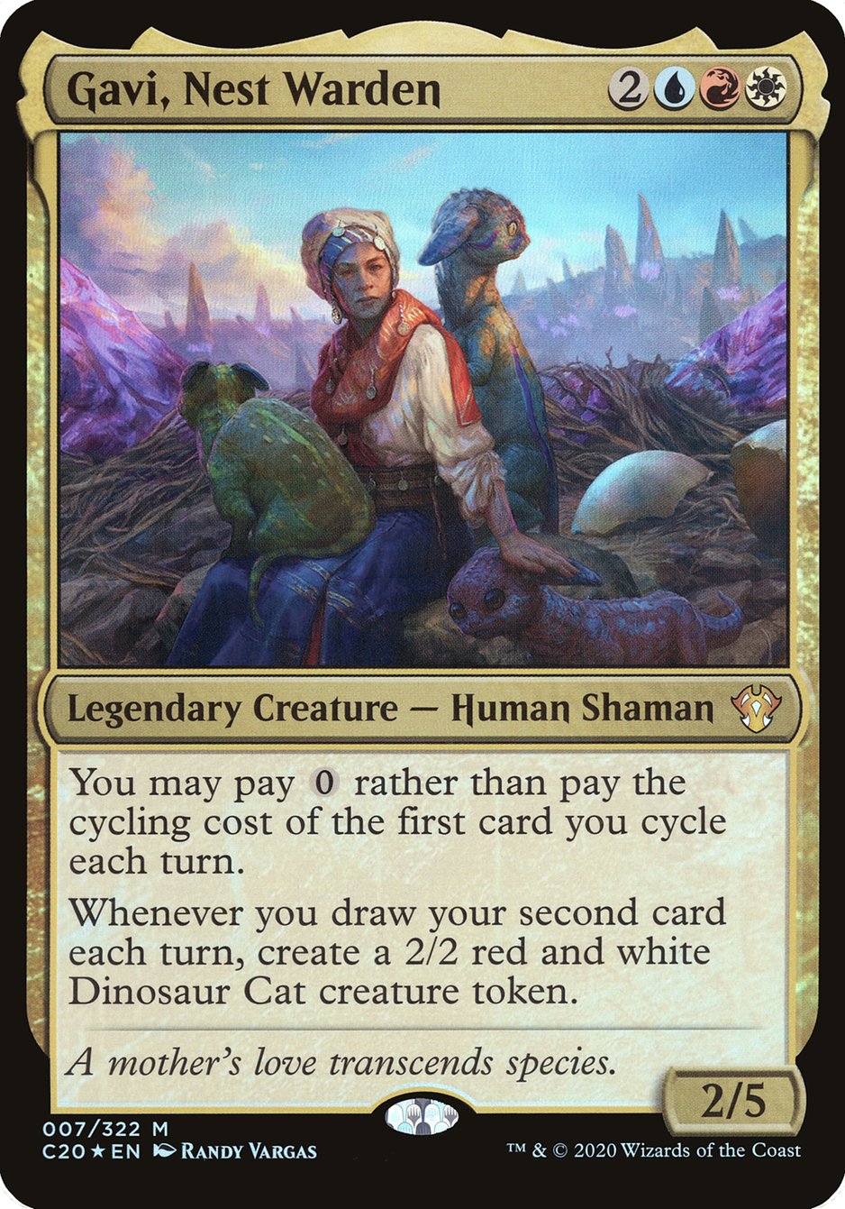 Gavi, Nest Warden (Commander 2020) [Oversize Cards] | Game Haven TX