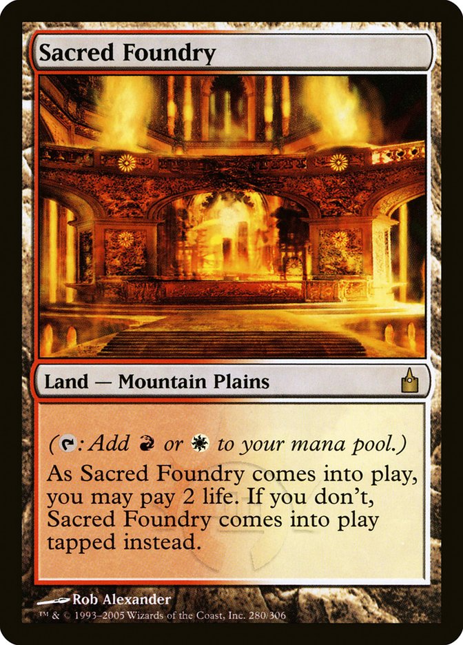 Sacred Foundry [Ravnica: City of Guilds] | Game Haven TX