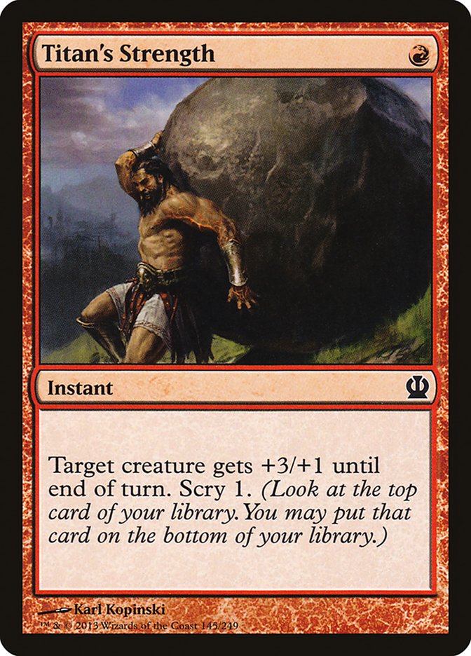 Titan's Strength [Theros] | Game Haven TX