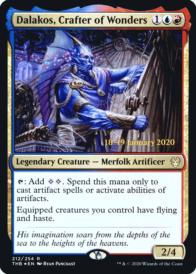 Dalakos, Crafter of Wonders [Theros Beyond Death Promos] | Game Haven TX
