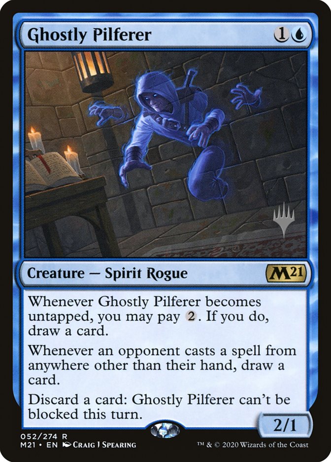 Ghostly Pilferer (Promo Pack) [Core Set 2021 Promos] | Game Haven TX