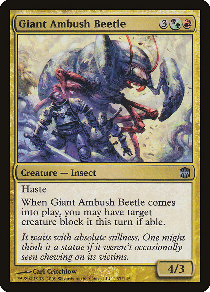 Giant Ambush Beetle [Alara Reborn] | Game Haven TX