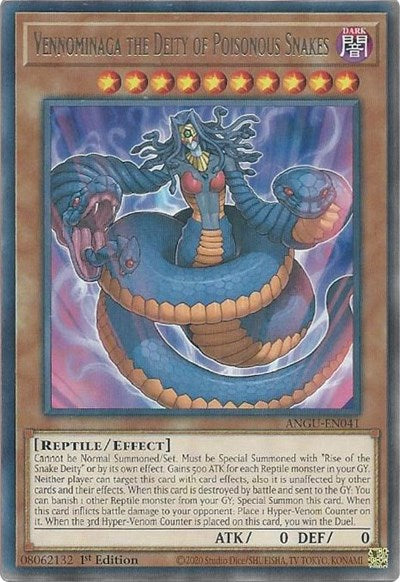 Vennominaga the Deity of Poisonous Snakes (Rare) [ANGU-EN041] Rare | Game Haven TX