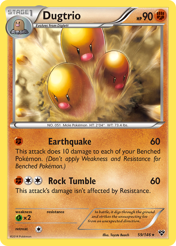 Dugtrio (59/146) [XY: Base Set] | Game Haven TX
