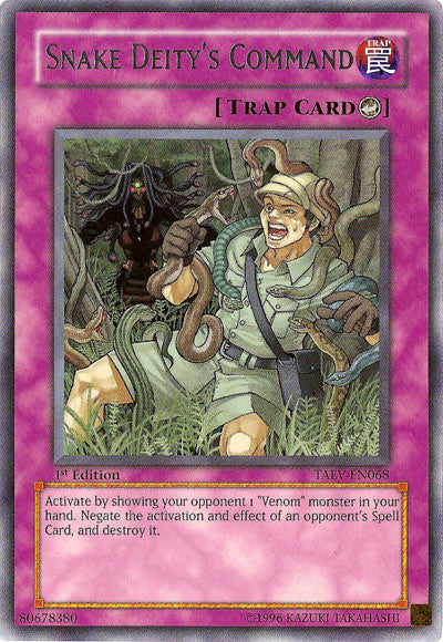 Snake Deity's Command [TAEV-EN068] Rare | Game Haven TX