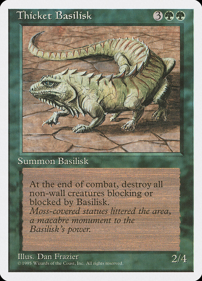 Thicket Basilisk [Fourth Edition] | Game Haven TX
