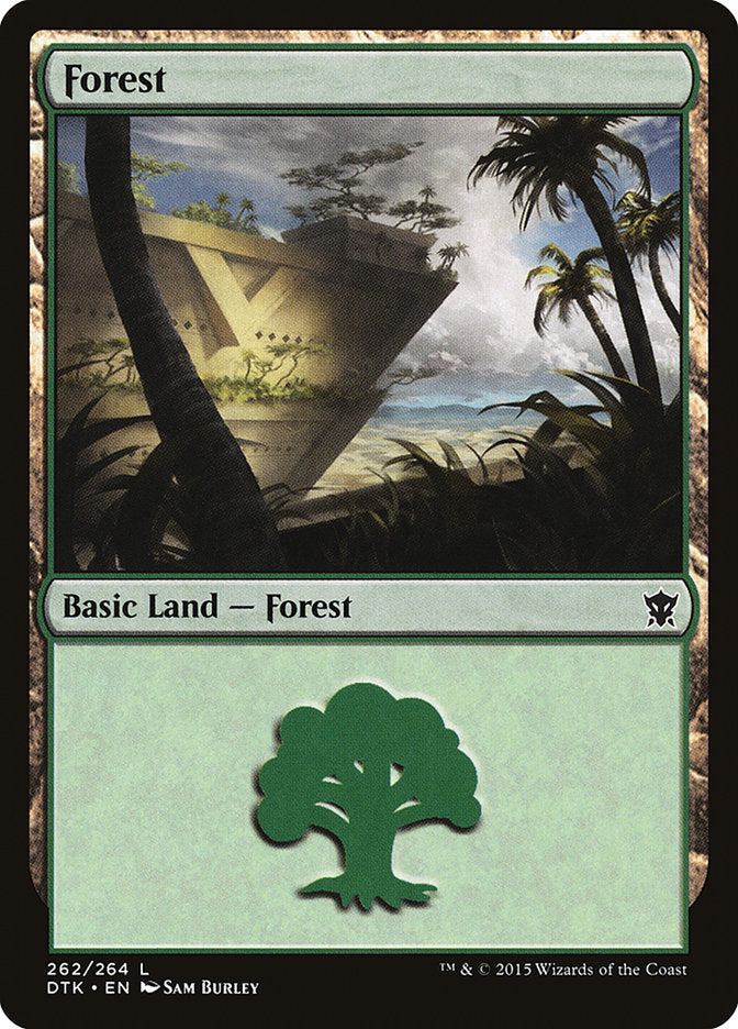 Forest (262) [Dragons of Tarkir] | Game Haven TX