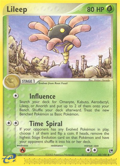 Lileep (42/100) [EX: Sandstorm] | Game Haven TX