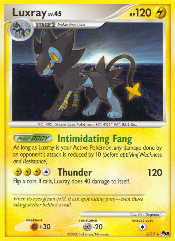 Luxray (3/17) [POP Series 8] | Game Haven TX