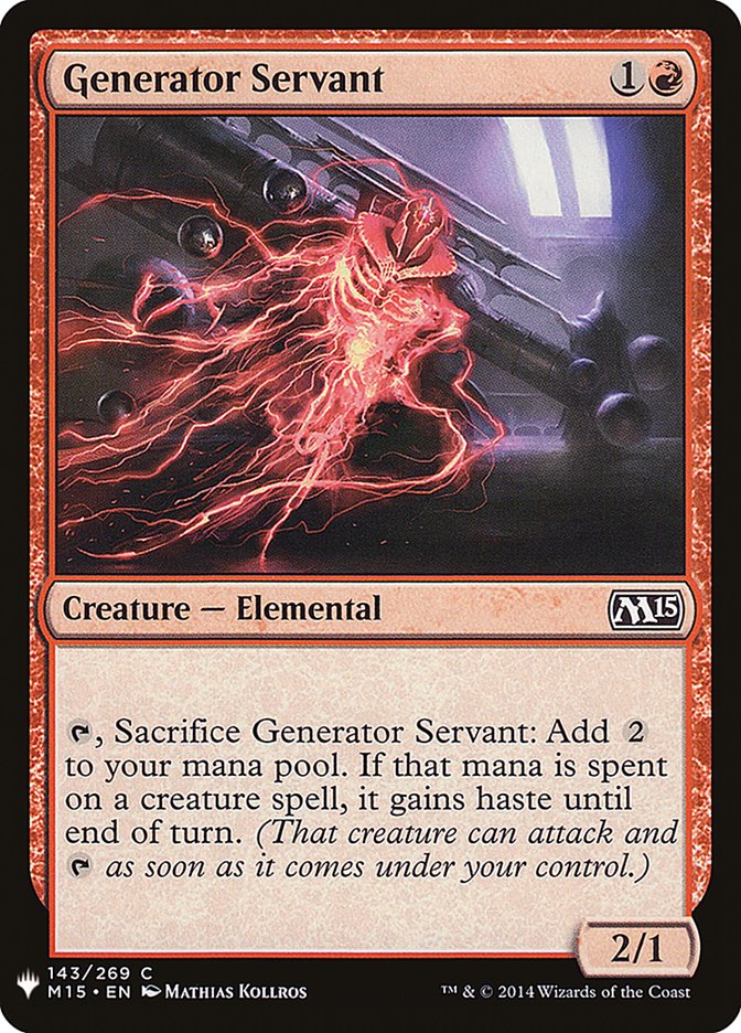 Generator Servant [Mystery Booster] | Game Haven TX