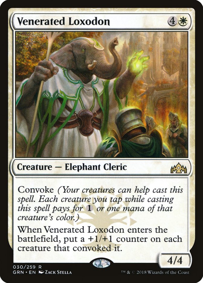 Venerated Loxodon [Guilds of Ravnica] | Game Haven TX