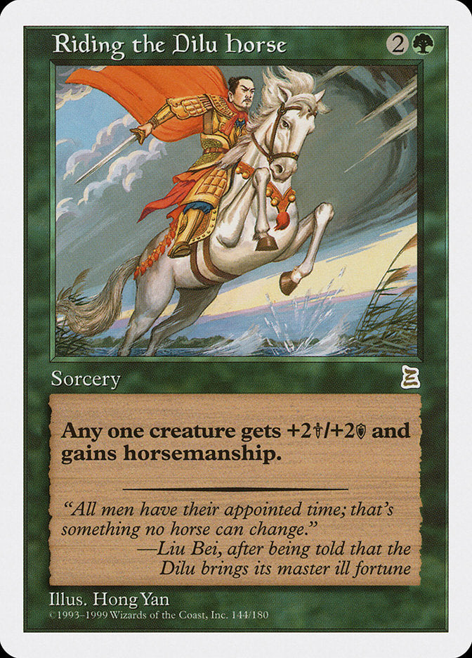 Riding the Dilu Horse [Portal Three Kingdoms] | Game Haven TX