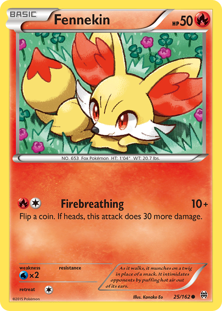 Fennekin (25/162) [XY: BREAKthrough] | Game Haven TX