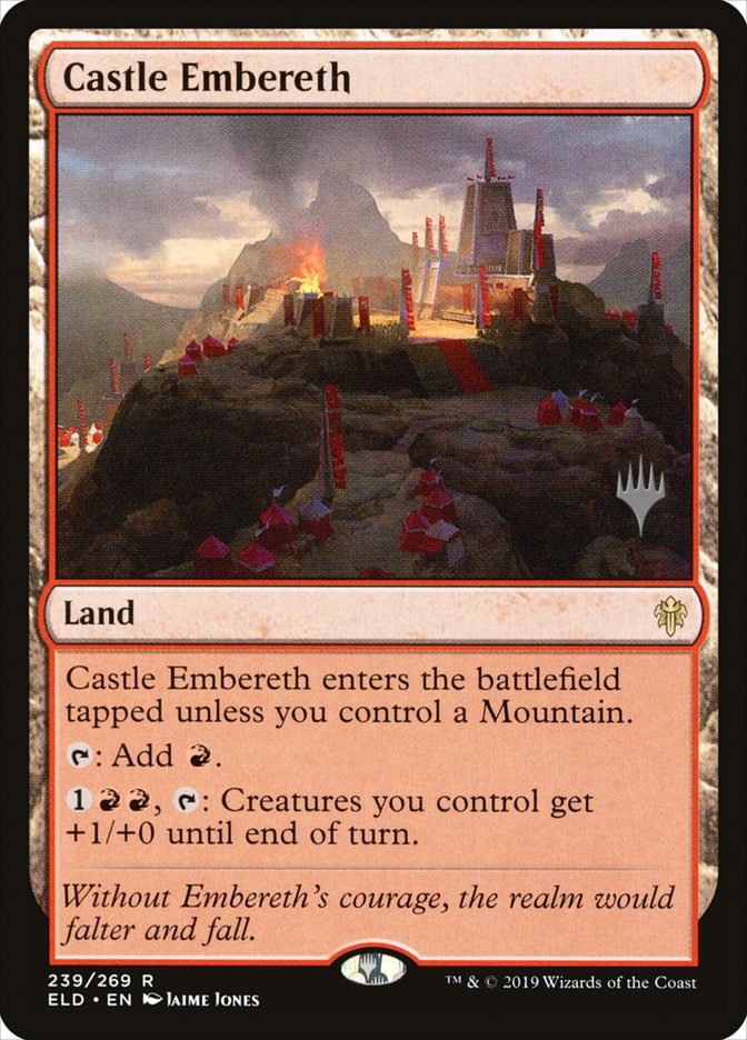 Castle Embereth (Promo Pack) [Throne of Eldraine Promos] | Game Haven TX