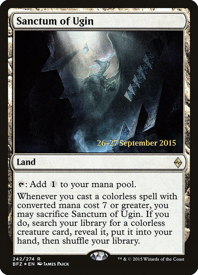 Sanctum of Ugin [Battle for Zendikar Promos] | Game Haven TX